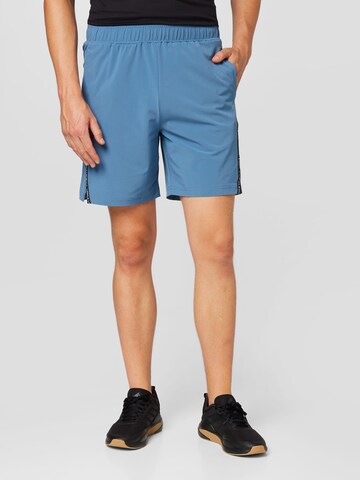 Calvin Klein Sport Regular Sportbroek in Blauw: voorkant