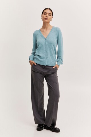 b.young Gebreid vest 'NONINA' in Blauw