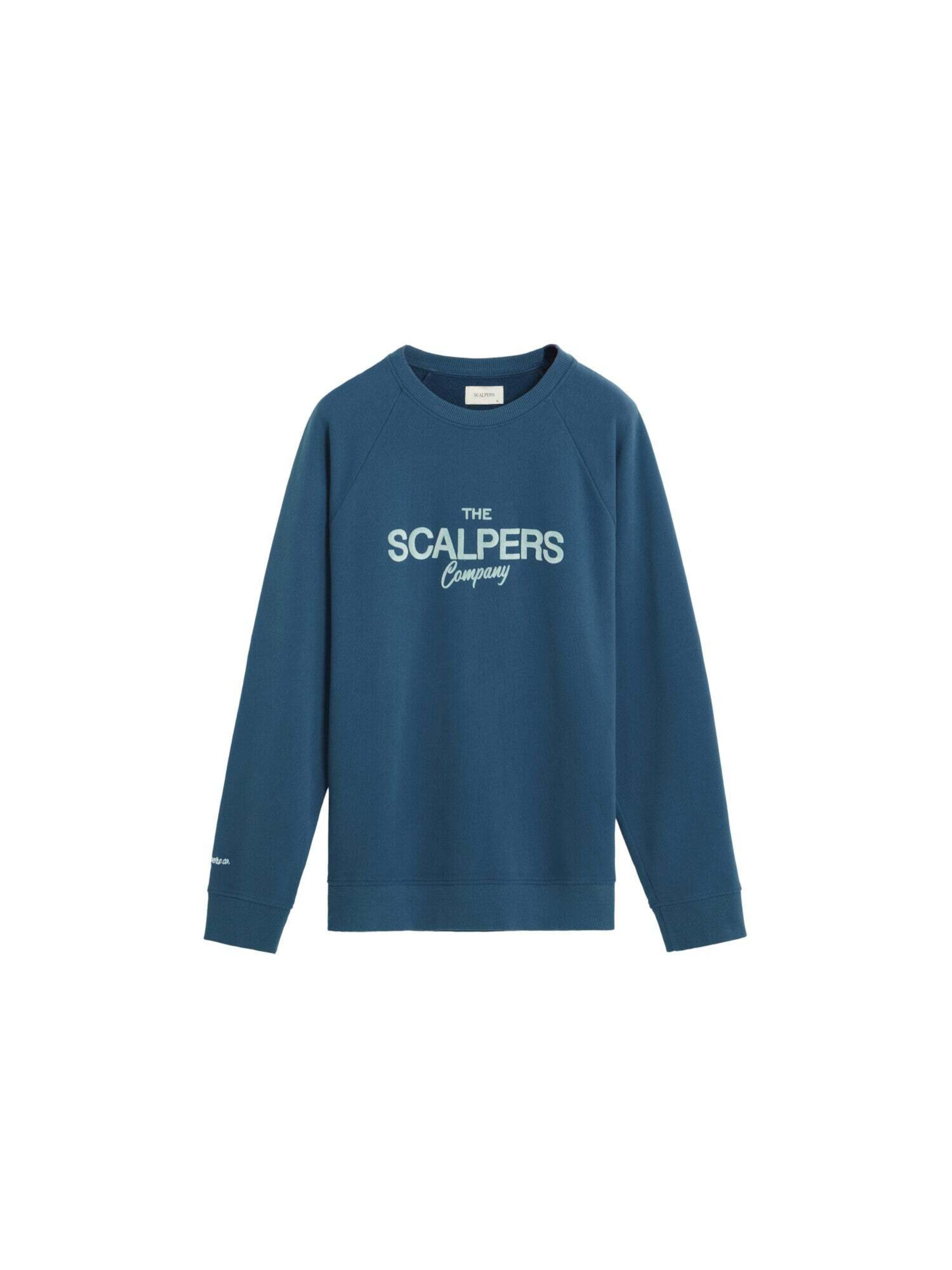 Scalpers Sweatshirt in Blue: front