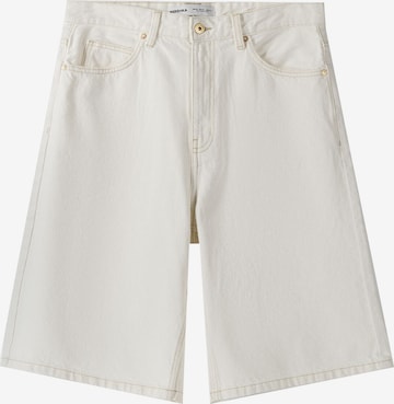 Bershka Jeans in Beige: front