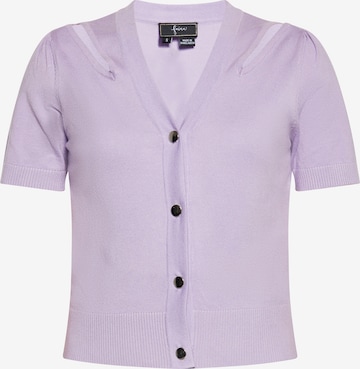 faina Neuletakki värissä lila: etupuoli