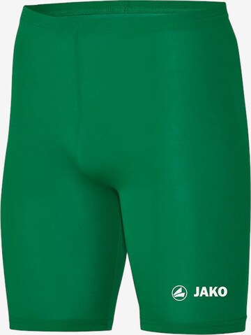 JAKO Skinny Sportshorts in Grün: predná strana