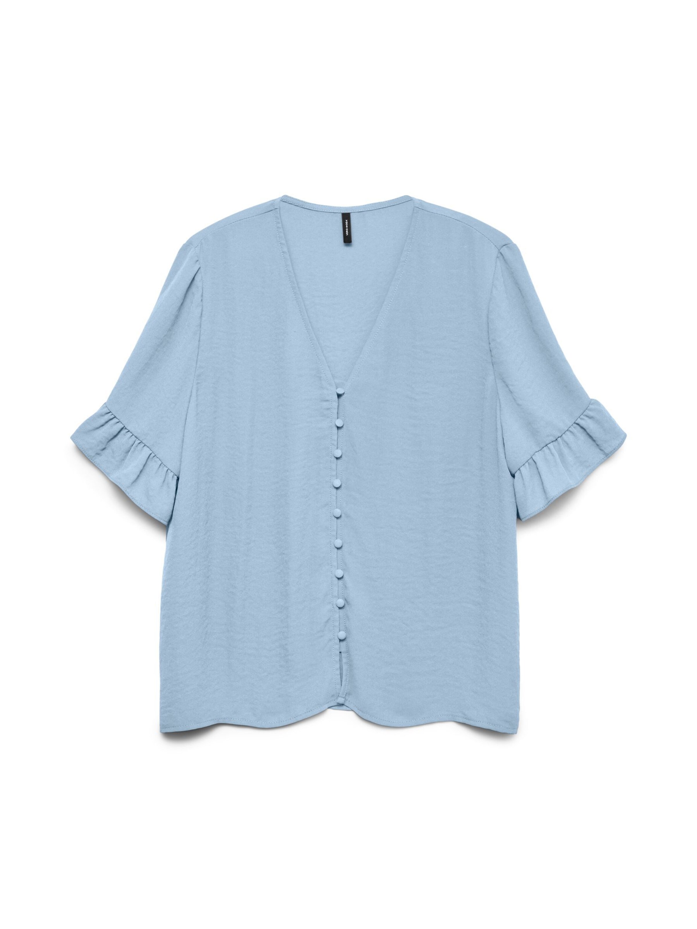 Vero Moda Curve Blouse in Blue: front