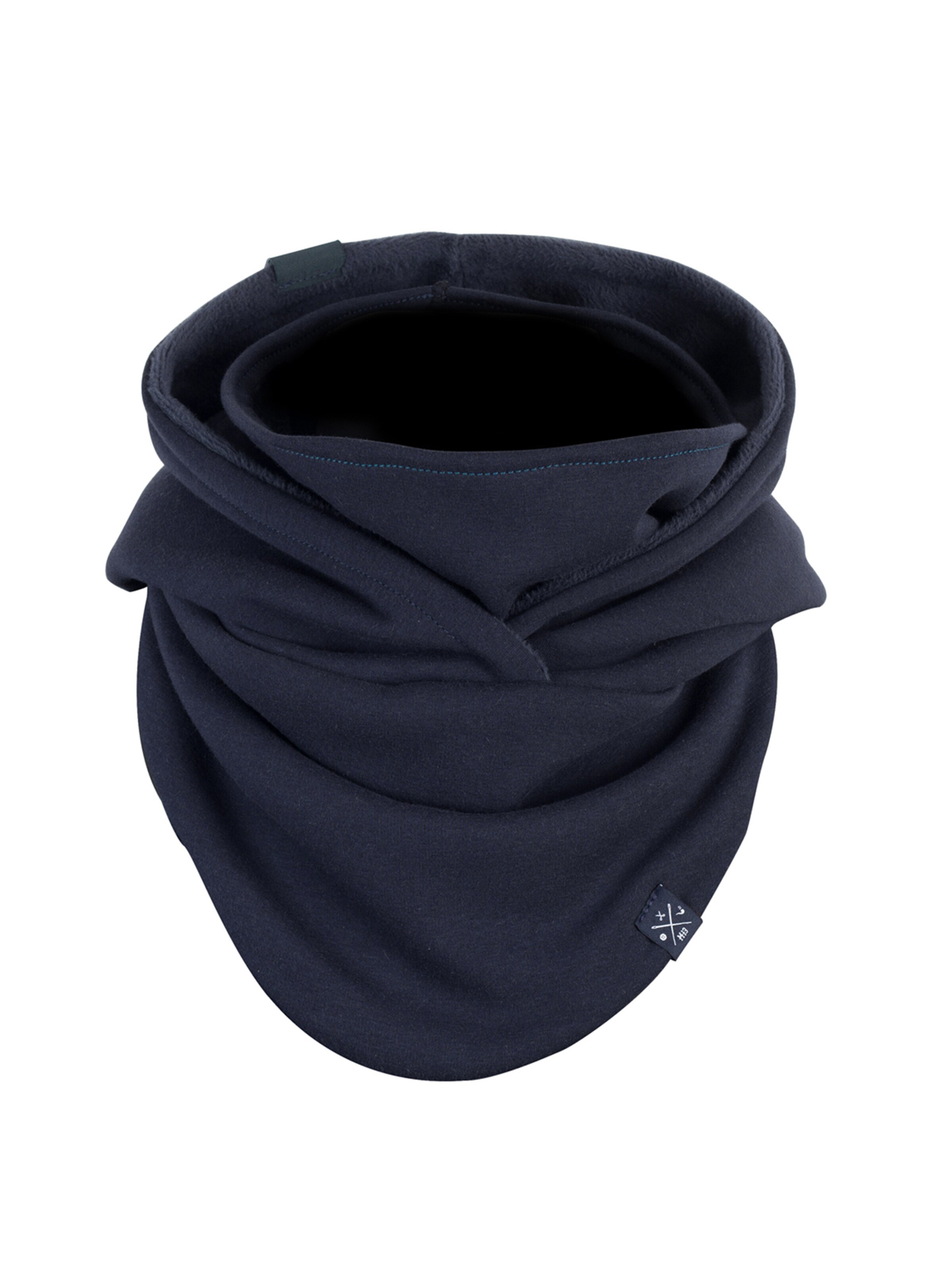 Manufaktur13 Scarf 'Hooded Loop' in Blue: front
