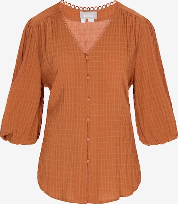 Chemisier 'Casual' Usha en beige : devant