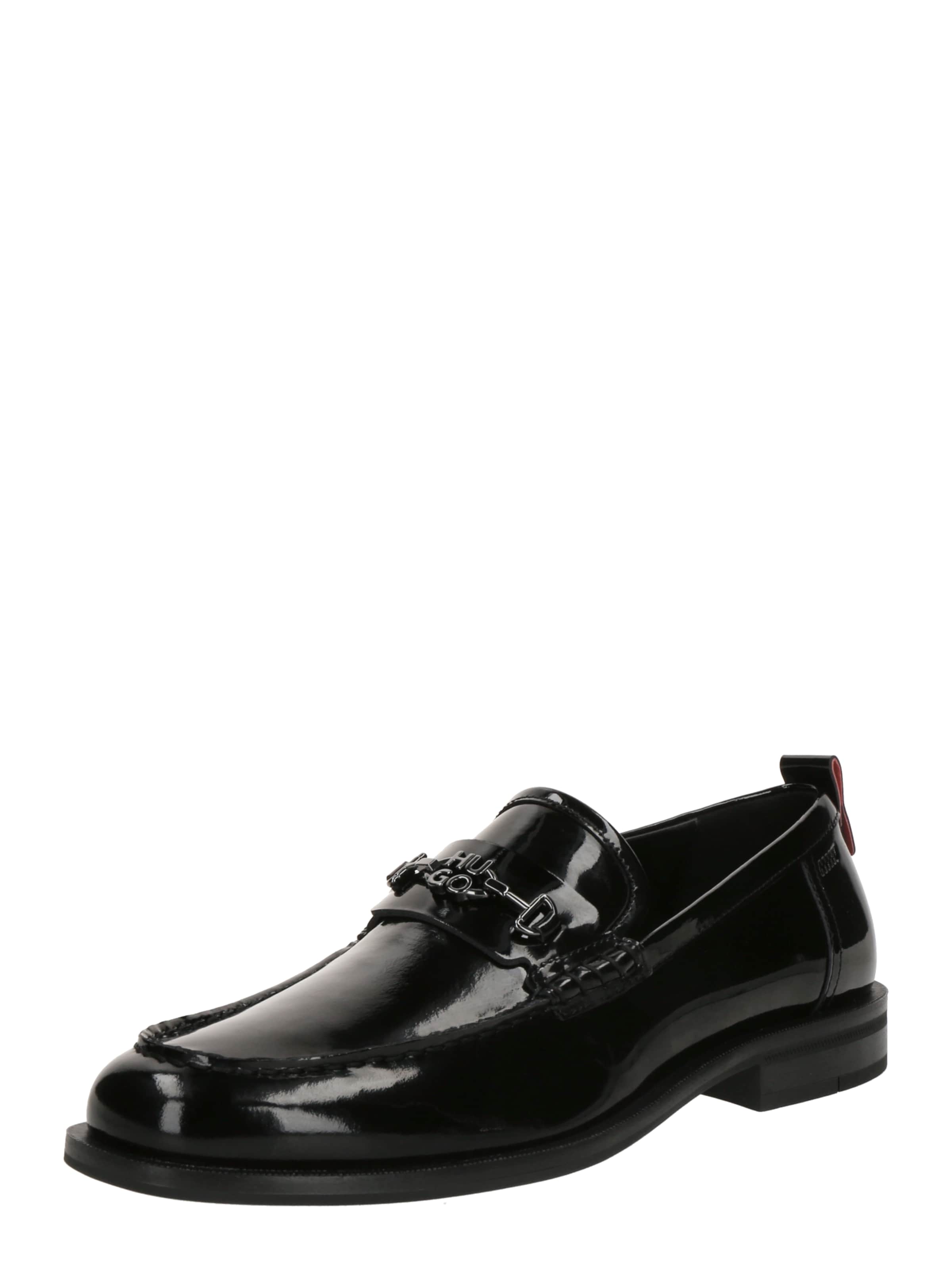 Slipper 'Varian' di HUGO in nero: frontale