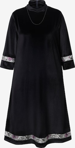 Ulla Popken Jurk in Zwart: voorkant