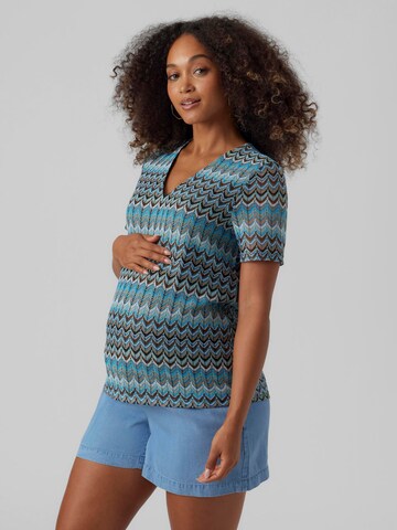 Vero Moda Maternity Póló 'Dicte' - kék: elől