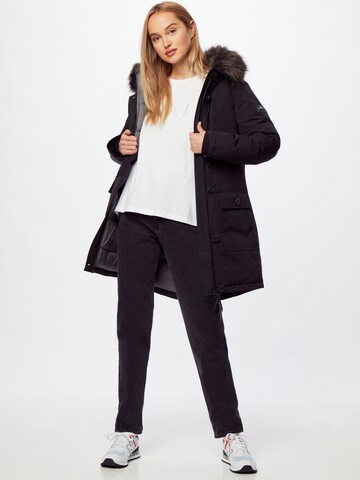 Superdry Parka zimowa 'Rookie' w kolorze czarny