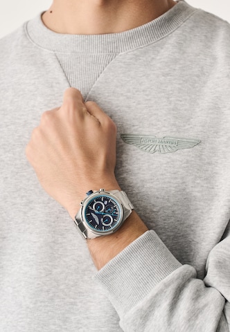 Orologio sportivo 'HLC W' di Aston Martin in argento: frontale