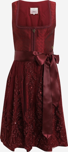 Rochițe tiroleze 'Nina' MARJO pe roșu bordeaux, Vizualizare produs
