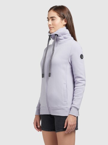 khujo Sweatjacke 'Totsta' in Lila