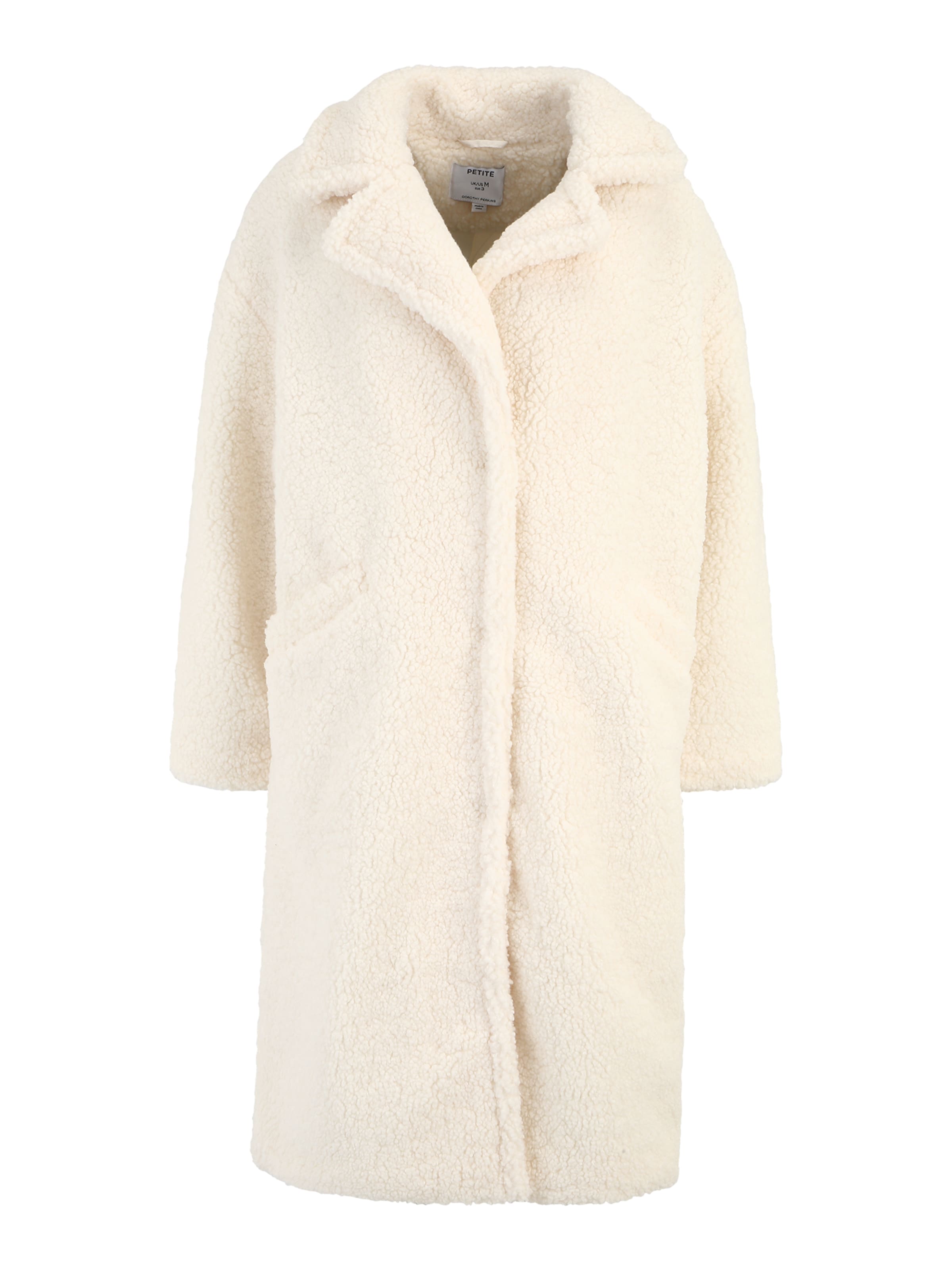 Dorothy Perkins Petite - Sobretudo meia-estação em bege: frente