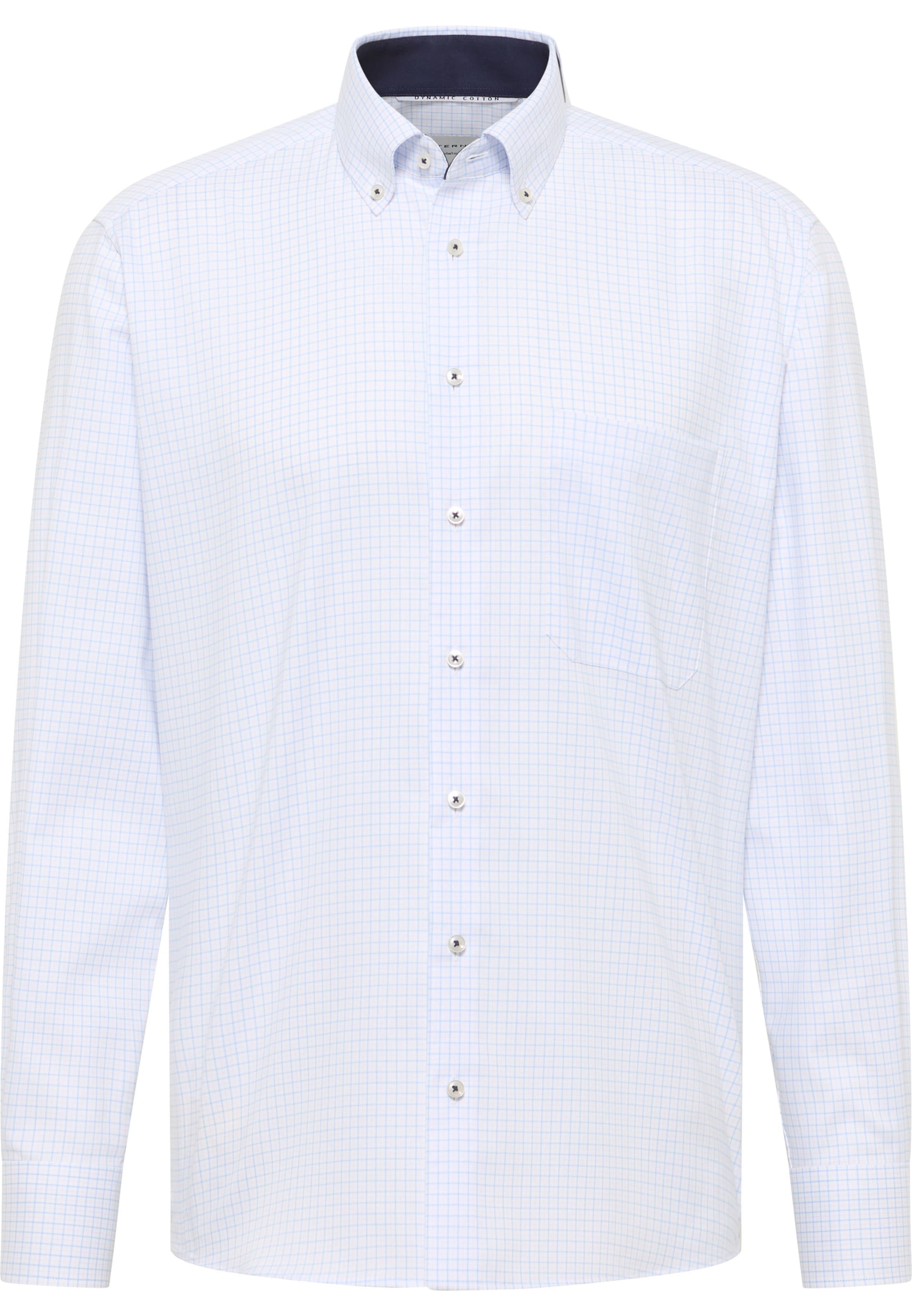 ETERNA Comfort Fit Hemd in Blau: Vorderseite