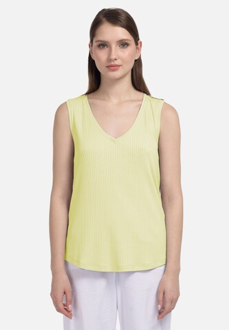 HELMIDGE Top in Yellow: front