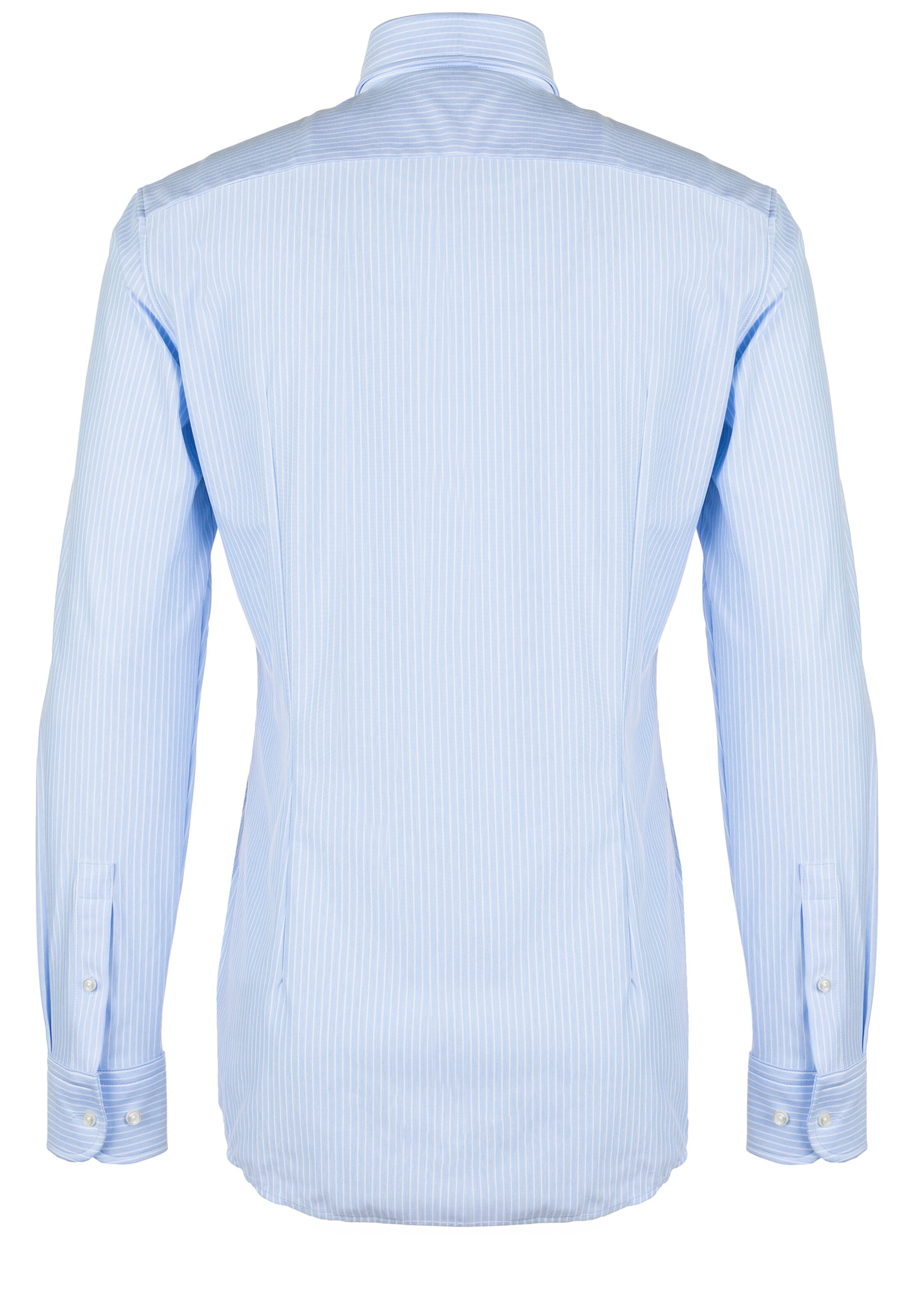 BOSS Slim fit Button Up Shirt 'HANK' in Blue