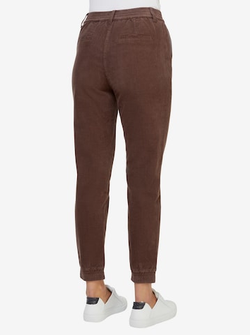 Linea Tesini by heine Tapered Pants in Brown