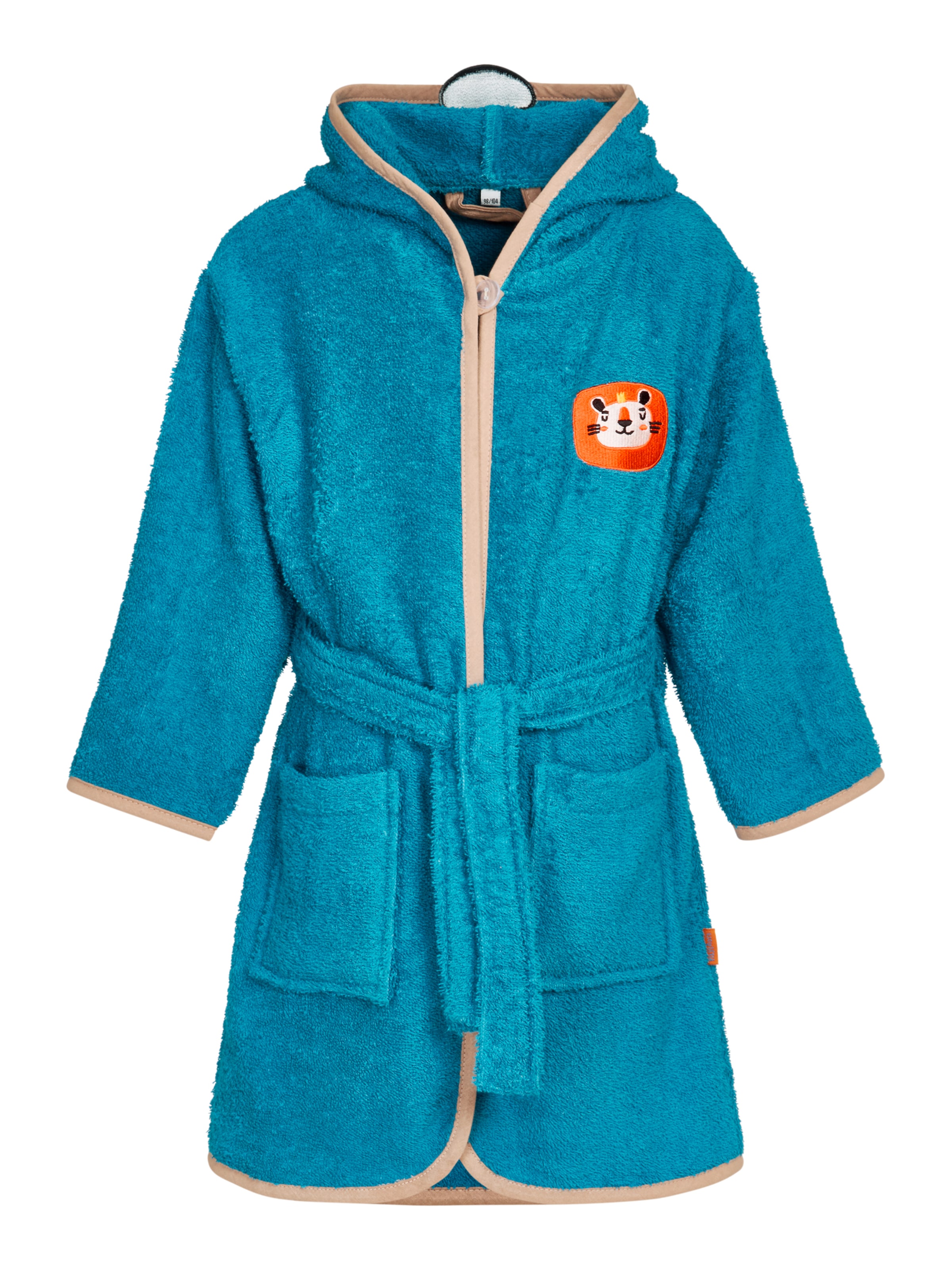 PLAYSHOES Kylpytakki 'Dschungel' värissä sininen: etupuoli