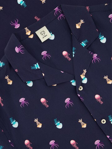 Coupe regular Chemise 'Jellyfish' A-dam en bleu