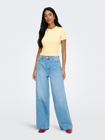 ONLY Koszulka 'ONLVAL' w kolorze żółty