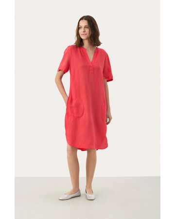 Robe fourreau 'Aminase' Part Two en rouge