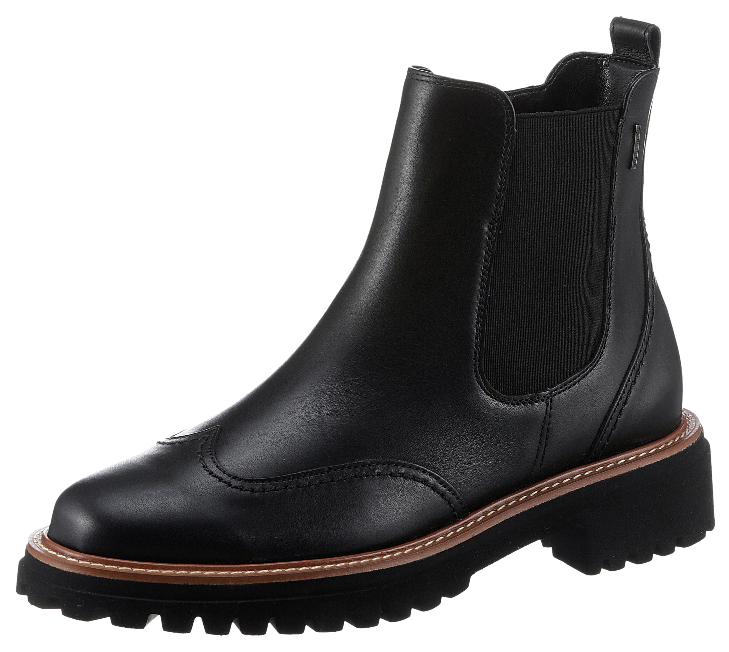 Boots chelsea di Paul Green in nero: frontale
