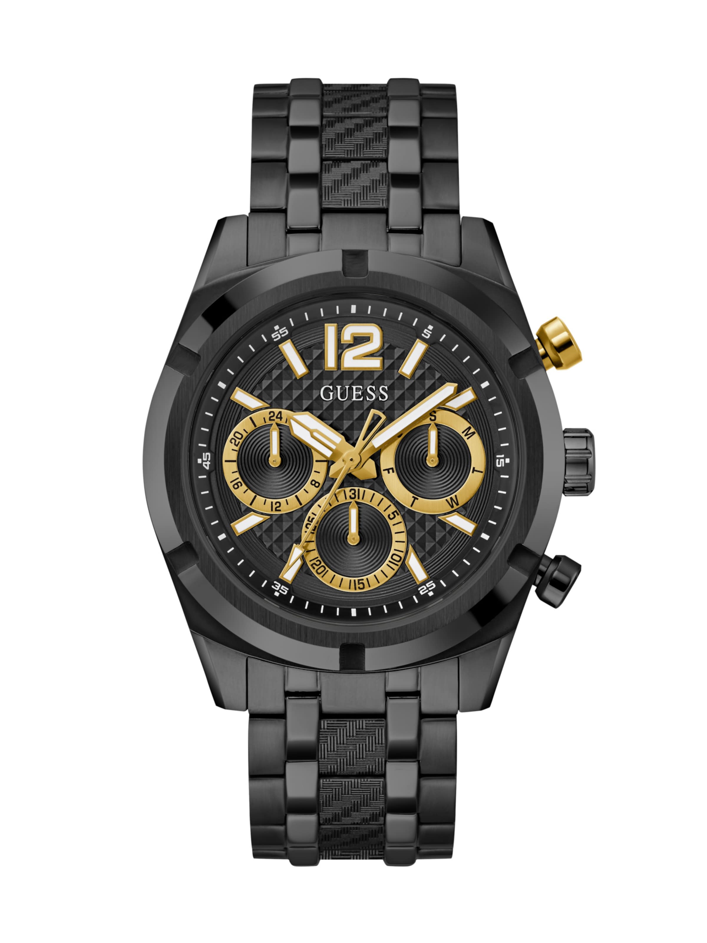 Orologio analogico di GUESS in nero: frontale