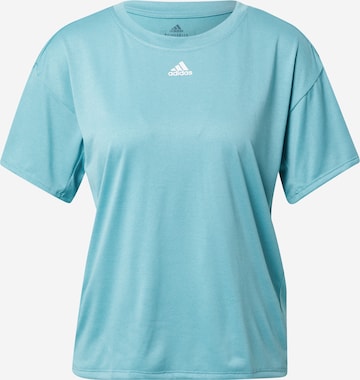 ADIDAS SPORTSWEAR Λειτουργικό μπλουζάκι σε μπλε: μπροστά