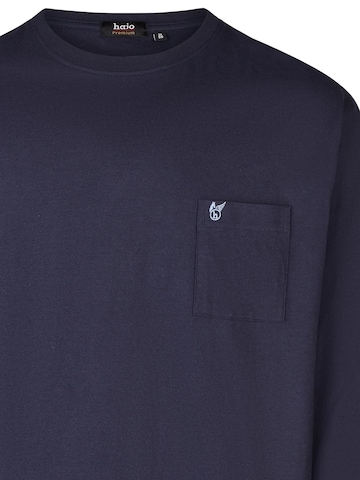 Pigiama lungo 'Premium Cotton' di HAJO in blu