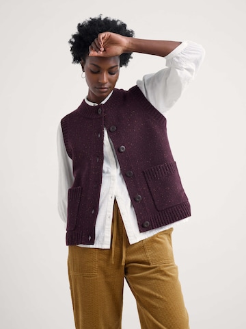 Gilet Seasalt Cornwall en violet : devant