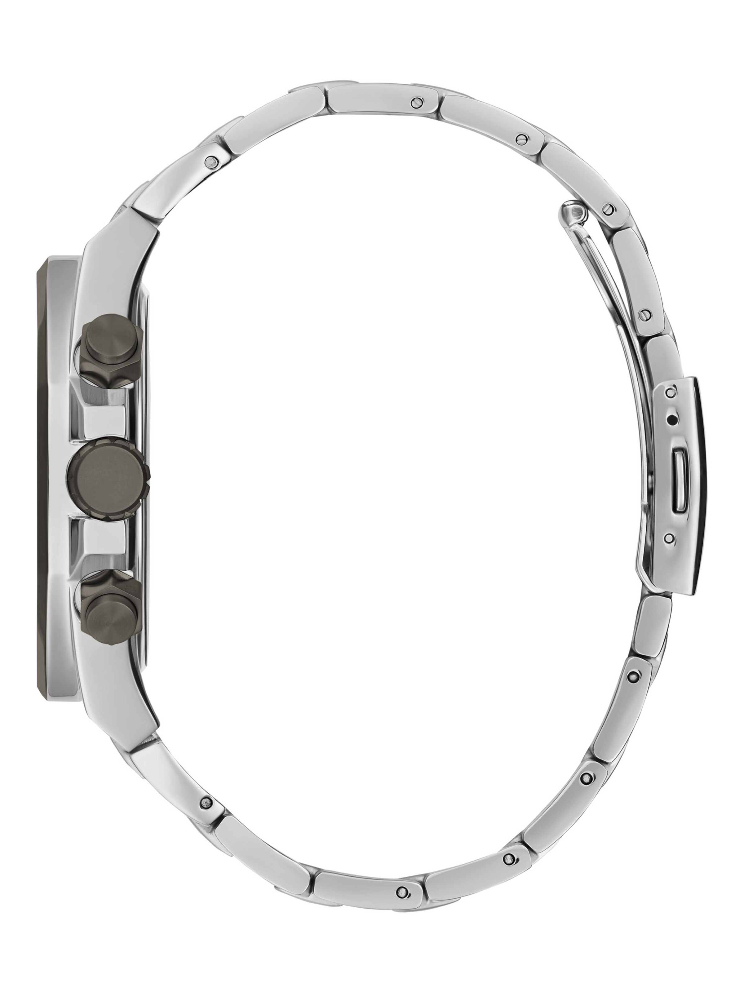 GUESS Analog watch 'Empire' in Silver