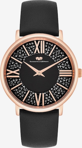 Rhodenwald & Söhne Analog Watch in Black: front