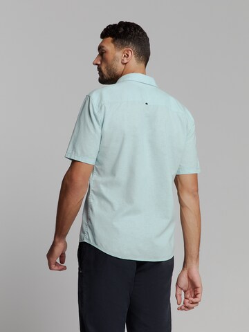 No Excess Regular fit Overhemd in Blauw