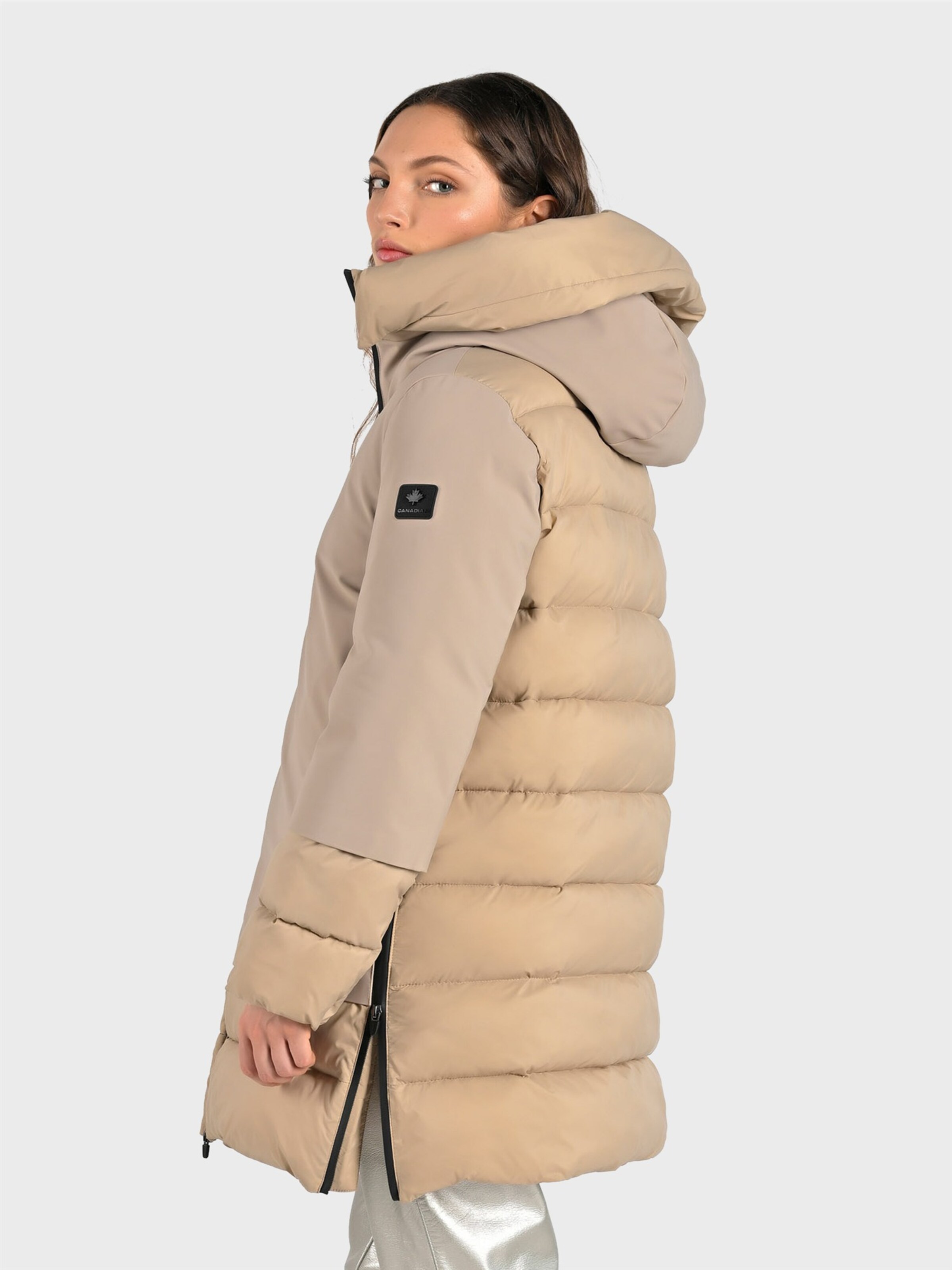 Canadian Classics Zimní parka ' BECANCOUR LONG ' – béžová