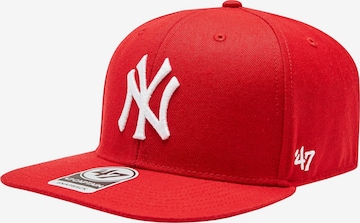 47 Cap '47 Brand MLB New York Yankees No Shot Cap' in Rot: Vorderseite