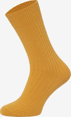 HomeOfSocks Socks 'HOS72' in Yellow: front