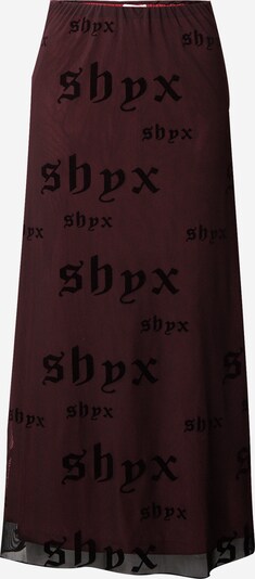 Fustă 'Nia' SHYX pe roșu bordeaux / negru, Vizualizare produs