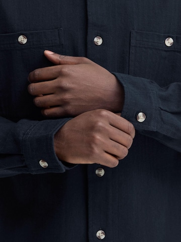 BLEND - Casaco meia-estação 'BHDenny' em azul