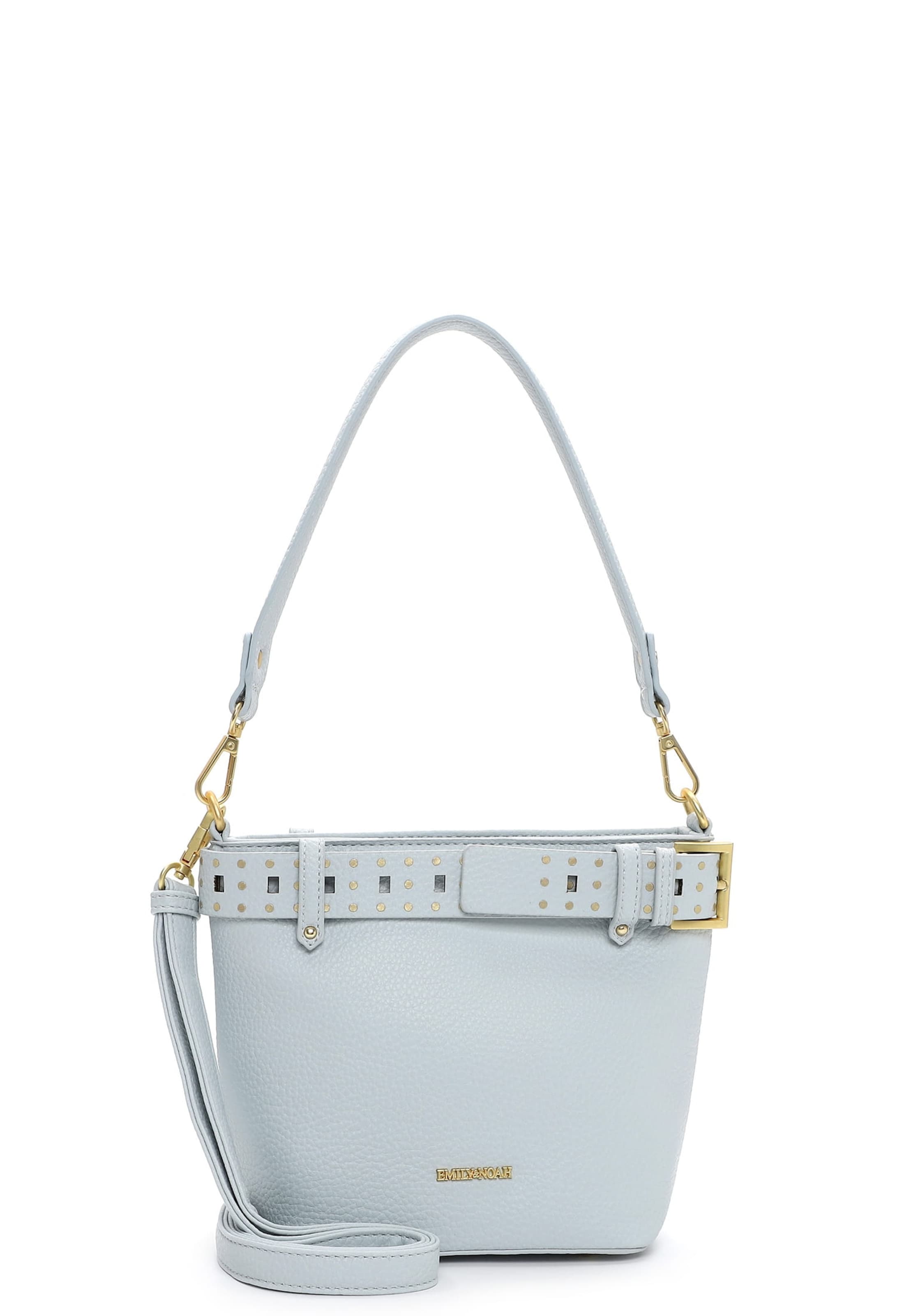 Emily & Noah Skuldertaske 'Justine' i blå: forside