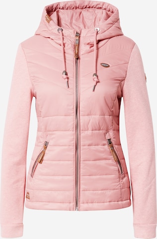 Ragwear Between-Season Jacket 'Lucinda' in Pink: front