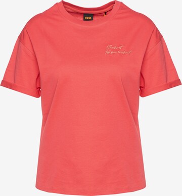 BOSS T-Shirt 'Evi ' in Rot: predná strana
