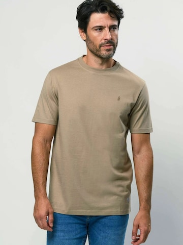 MCS T-Shirt 'Felix ' in Beige: Vorderseite