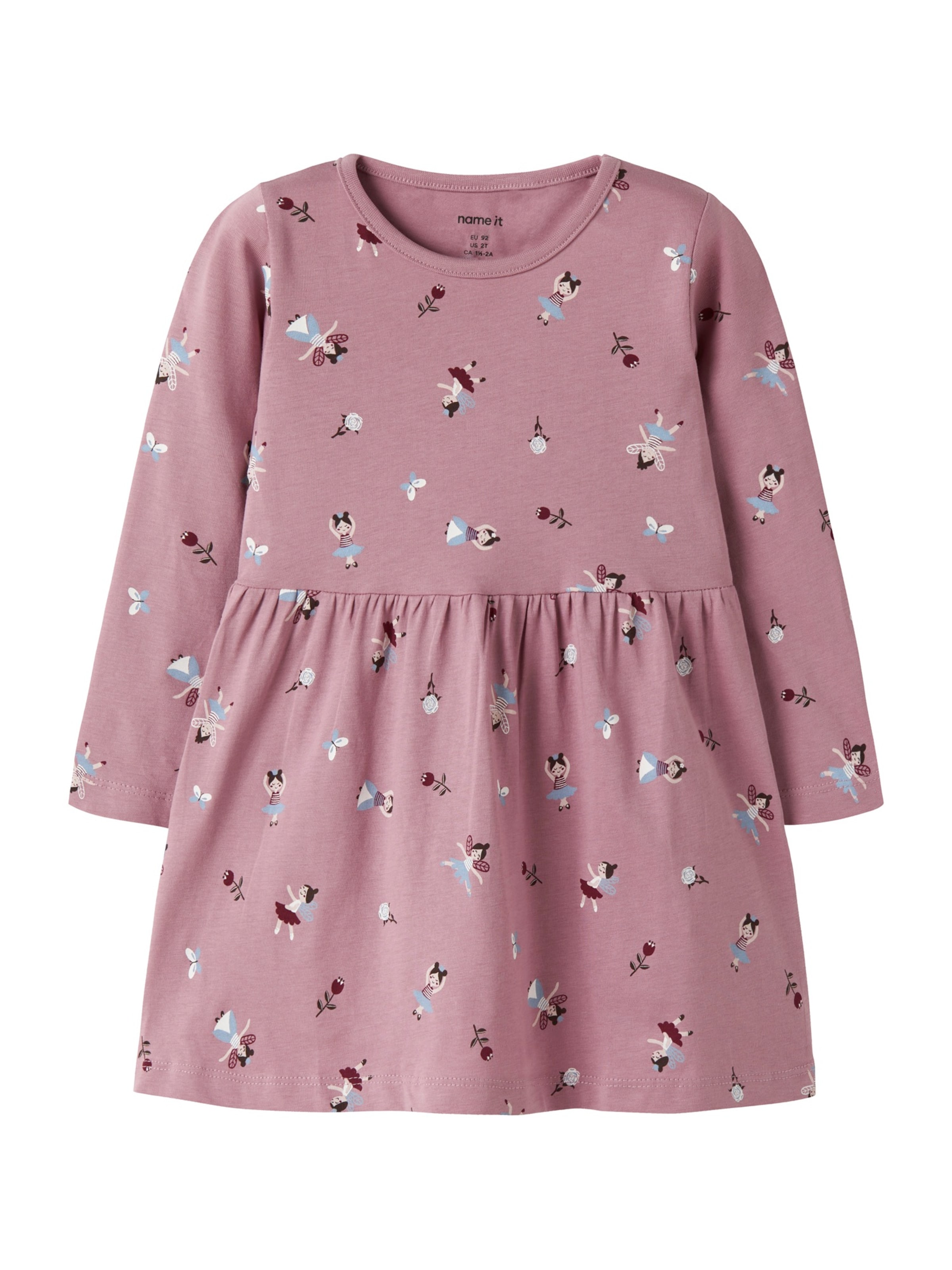NAME IT Kleid 'NMFVilisa' in Lila: Vorderseite