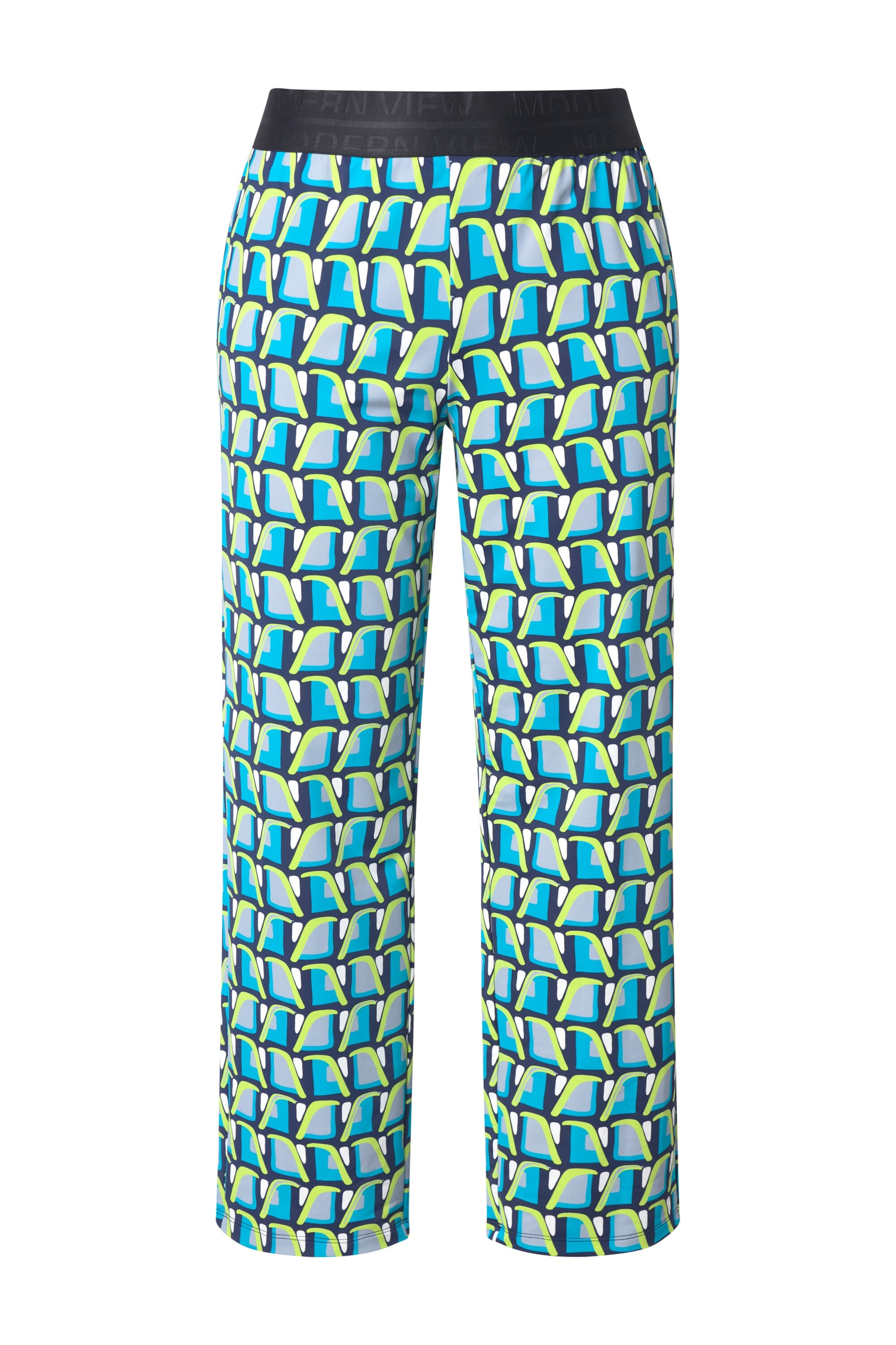 Ulla Popken Regular Trousers in Blue: front