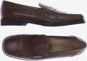 Navyboot Flats & Loafers in 38 in Brown: front