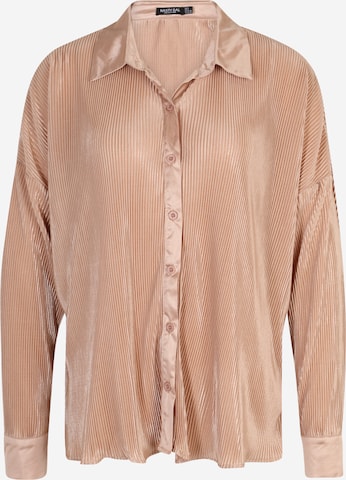 Nasty Gal Petite Bluse i beige: forside