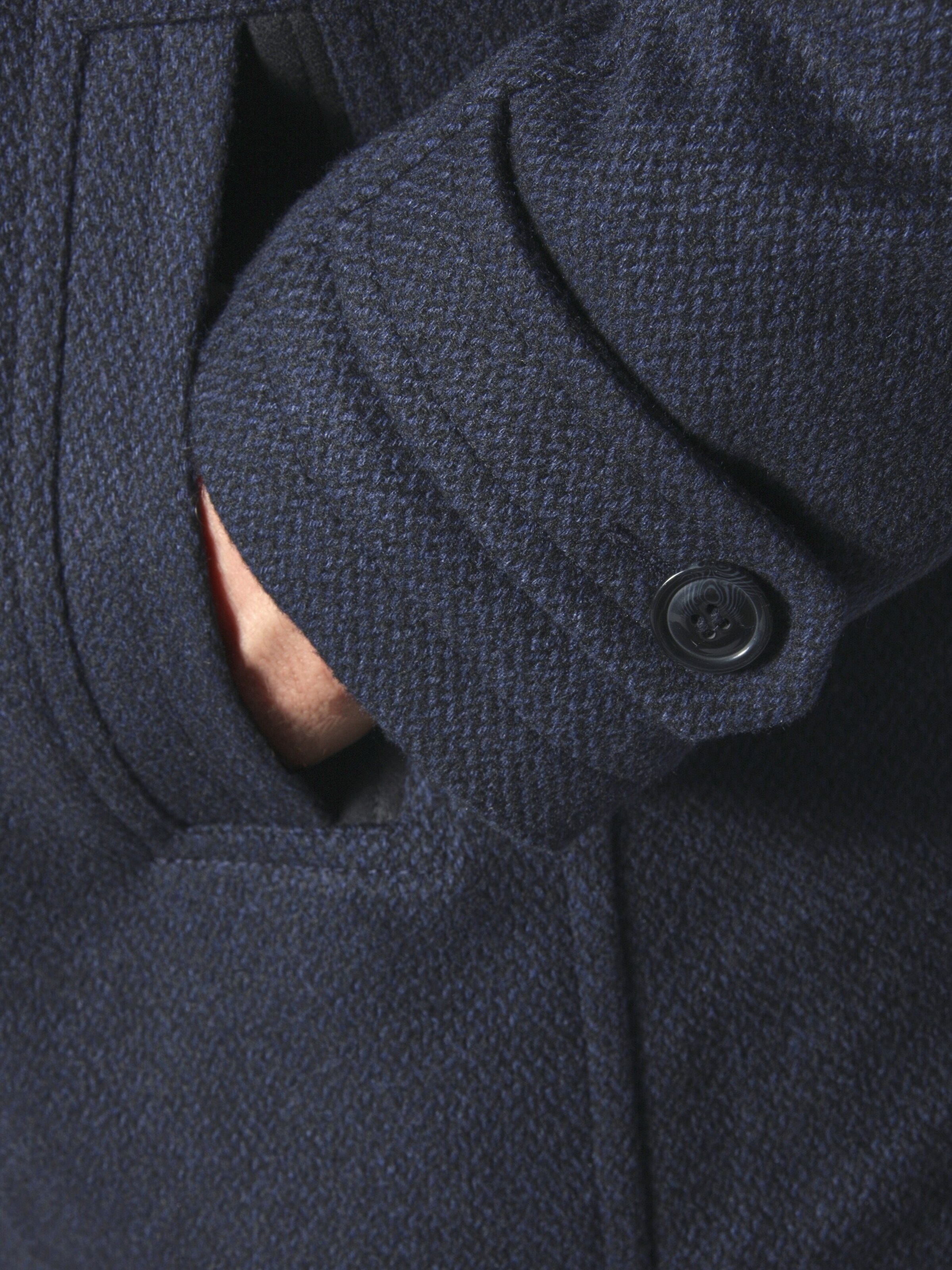 Jan Vanderstorm Between-Season Jacket 'Tjorve' in Blue