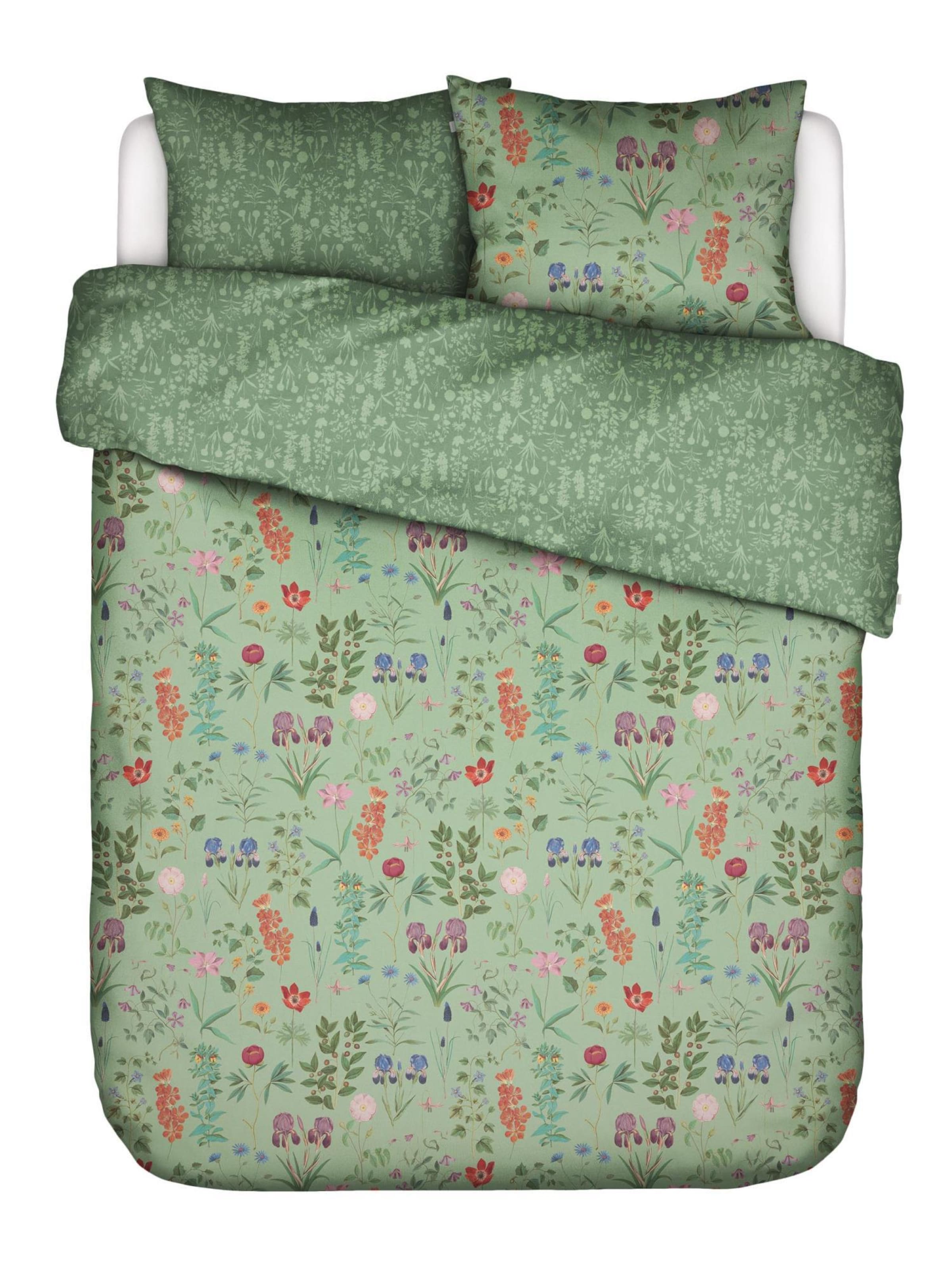 ESSENZA Bettbezug in Grün: Vorderseite