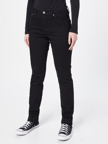 s.Oliver Slimfit Jeans 'Betsy' in Zwart: voorkant