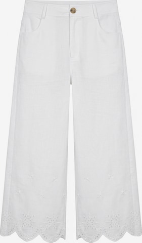 balta Guido Maria Kretschmer Women Laisvas Kelnės 'Marietta': priekis